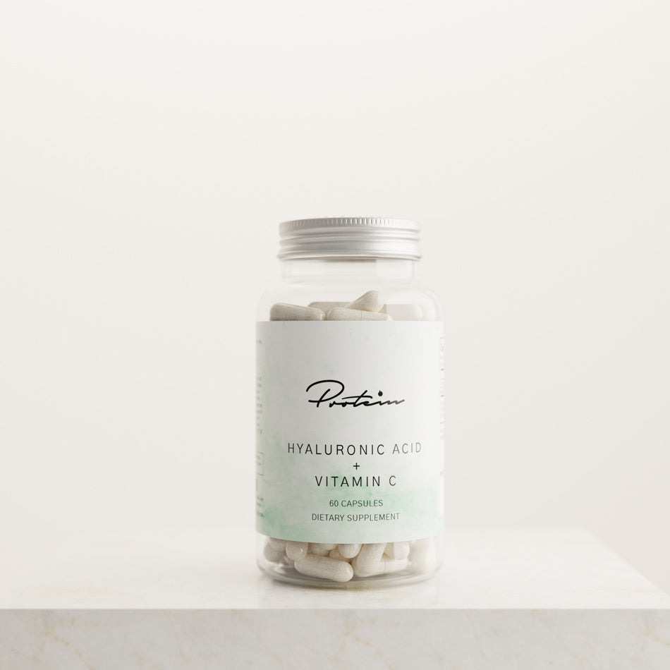 Vitamina C dell'acido ialuronico, 60 capsule