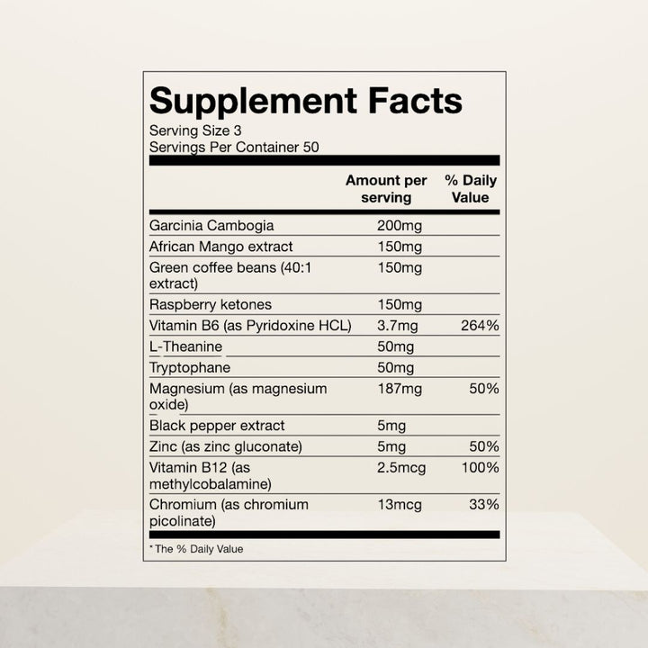 Notte Bruciatore di grasso corporeo | 150 capsule