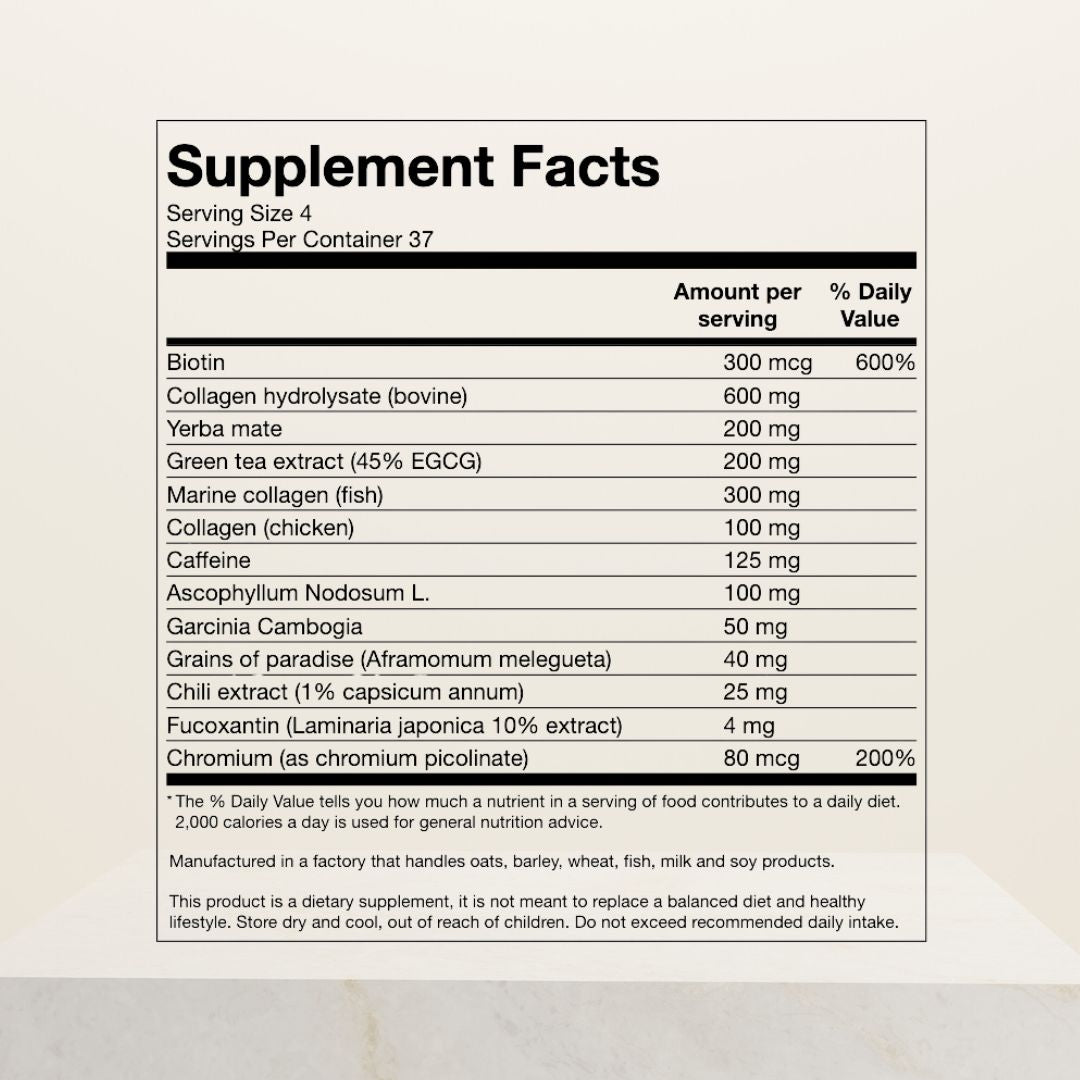 Bruciatore grasso collagene, 150 capsule